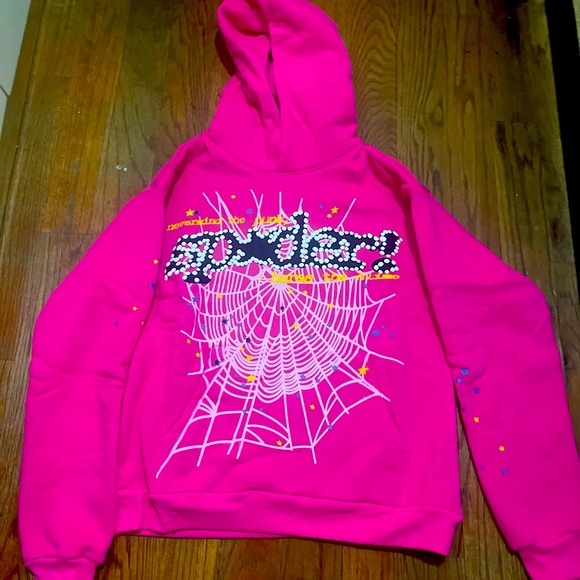 Sp5der Hoodie P*NK